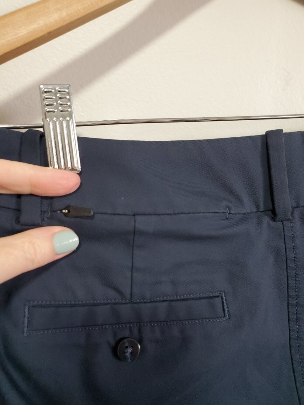 KIT AND & ACE Navigator Ride Pants Trousers Slim Leg Navy Blue Women's 6 x 30" - Picture 10 of 16